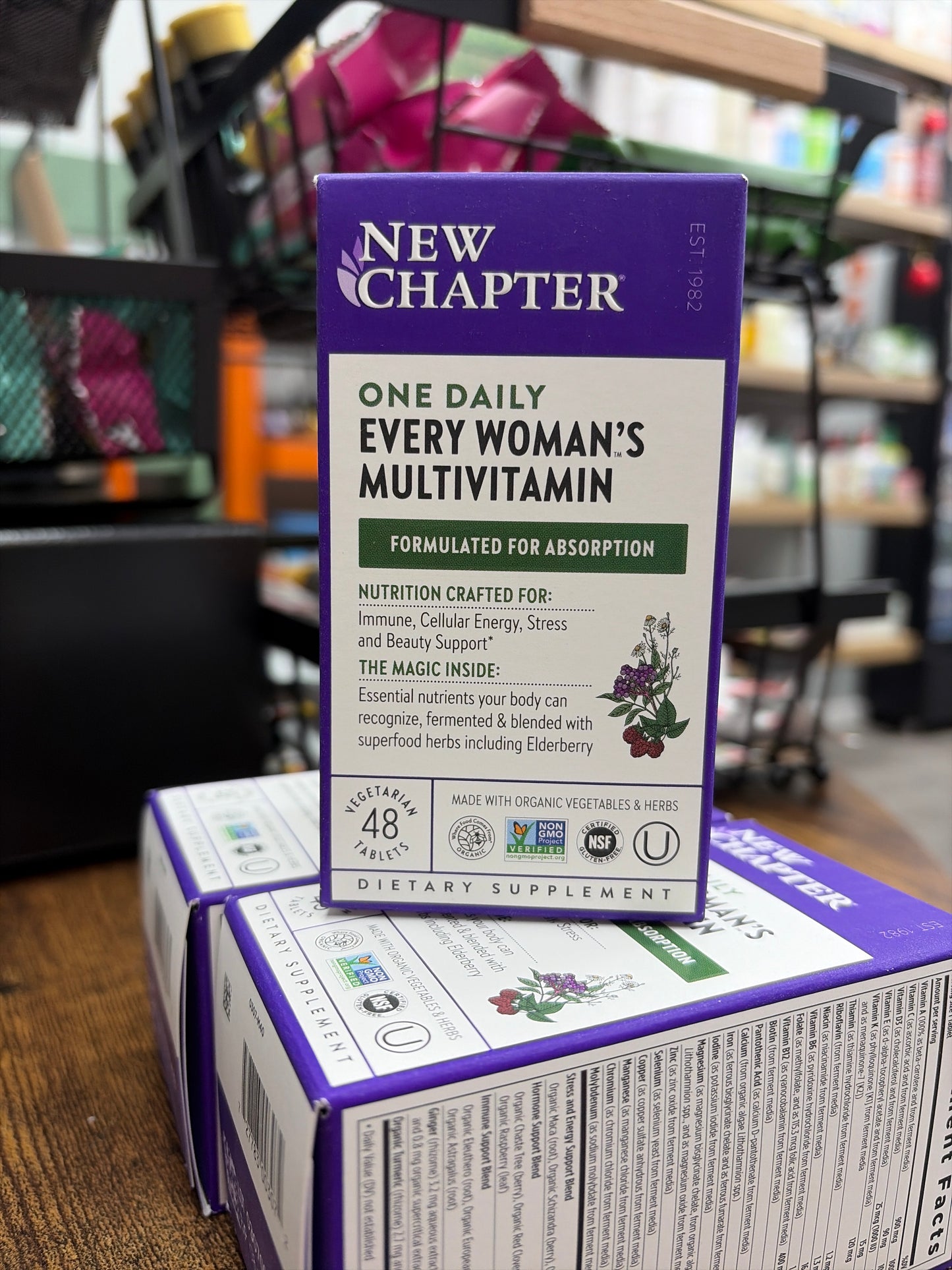 New Chapter One Daily Every Woman’s Multivitamin 48 Vegetarian Tablets