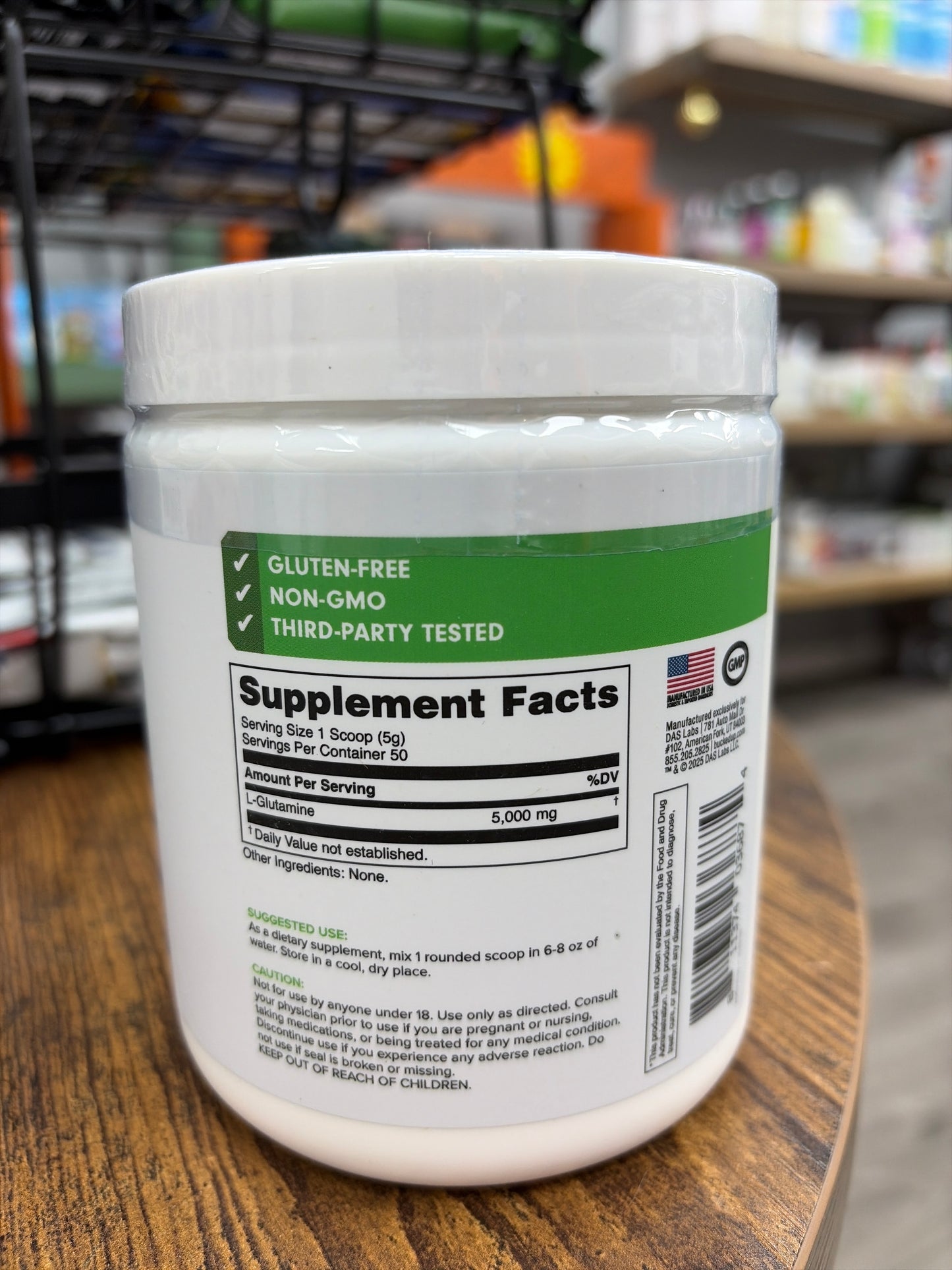 Bucked Up Essentials L-Glutamine 5000mg 8.8 OZ