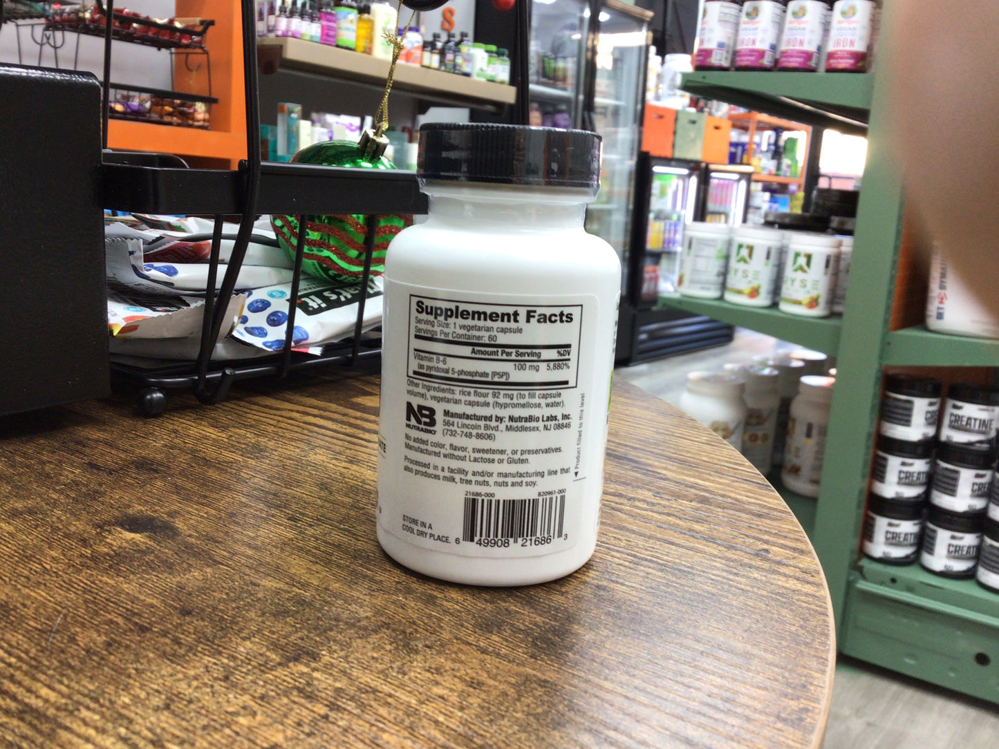 Nutrabio B-6 (60 capsules)