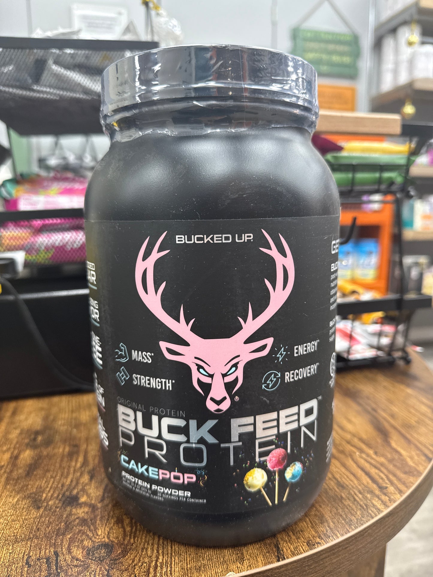 Bucked Up Feed Protein Powder Cake Pop (30 Servings)