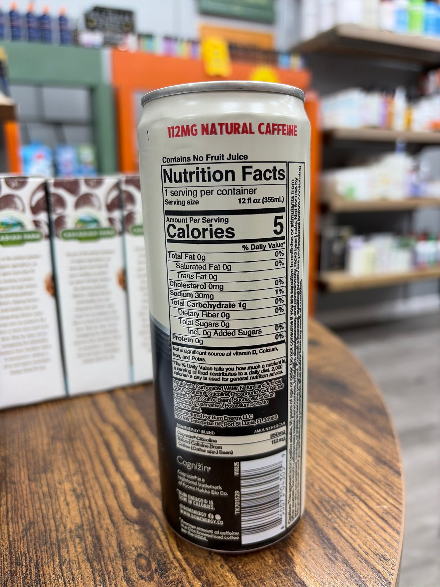 Bum Energy Drink Cola 12 FL. Oz.
