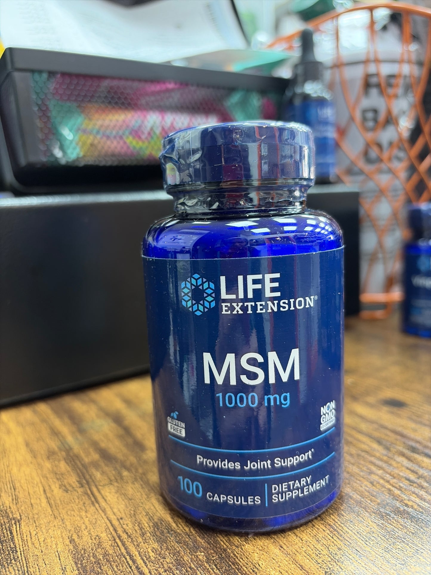 Life Extension MSM 1000mg Provides Joint Support 100 Capsules
