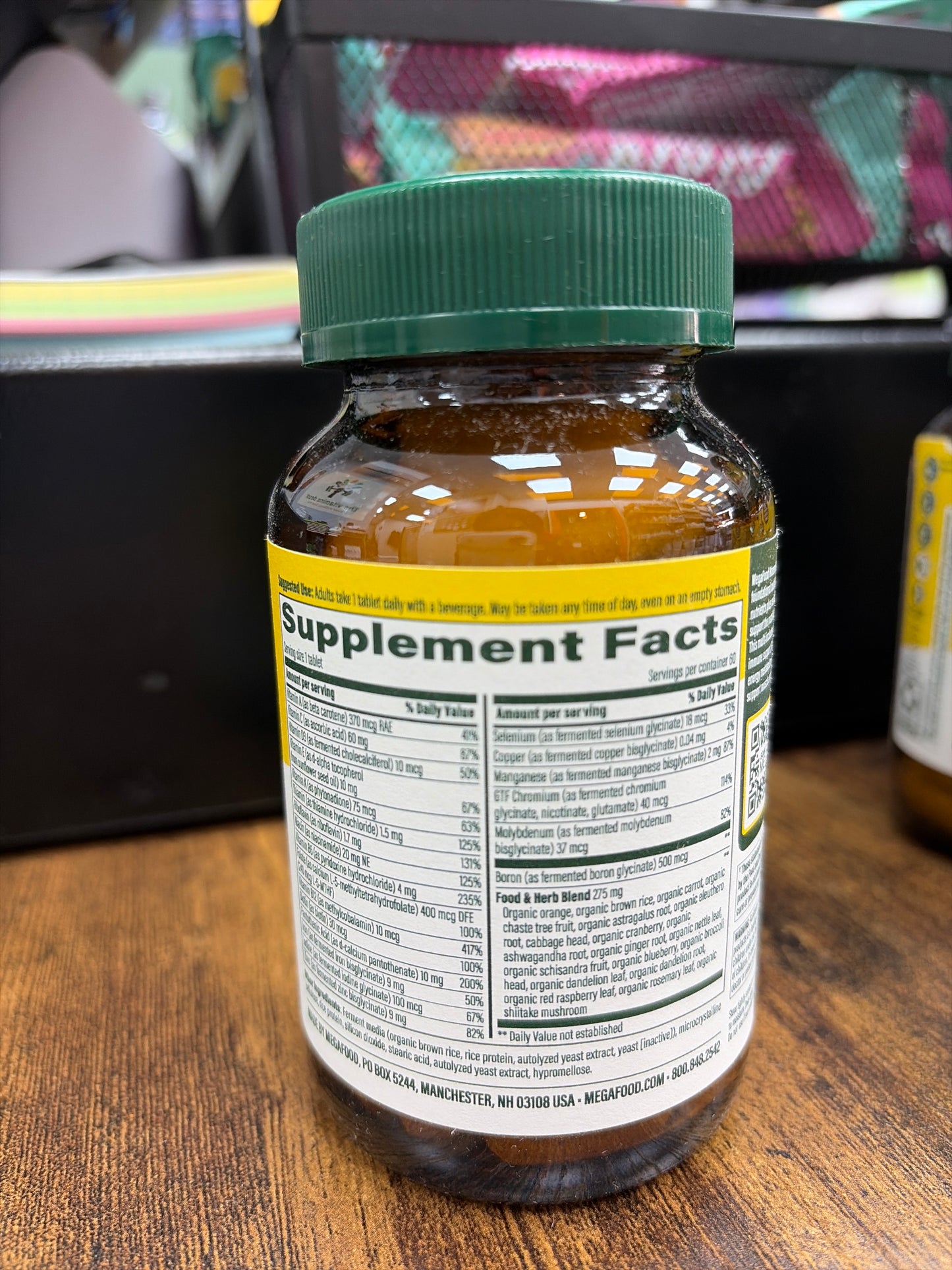 MegaFood Women’s Daily Multivitamin (60 tablets)