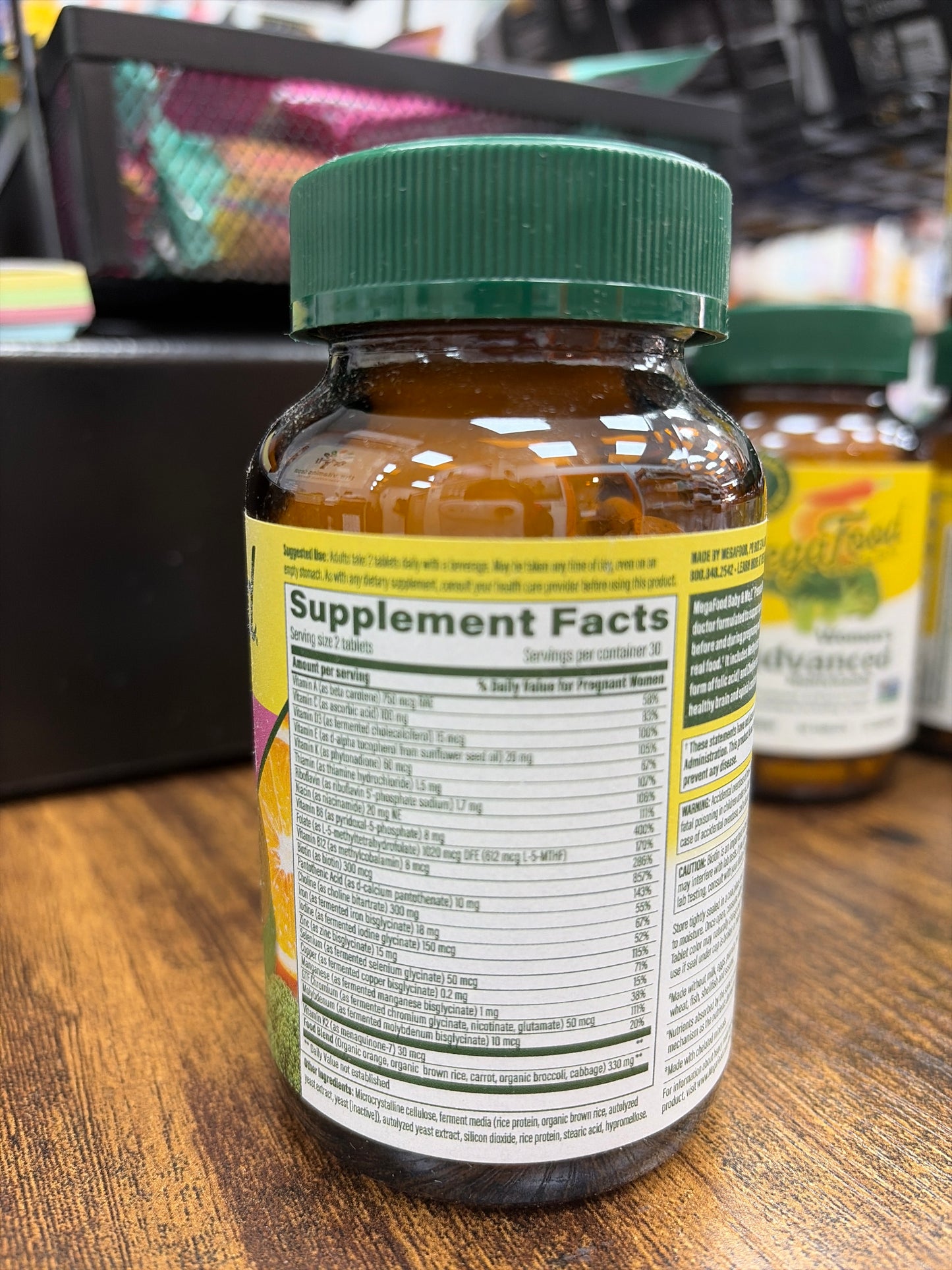 MegaFood Baby&Me Prenatal Multivitamin (60 tablets)