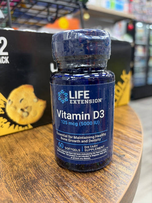 Life Extension Vitamin D3 125 mcg (5000 IU)