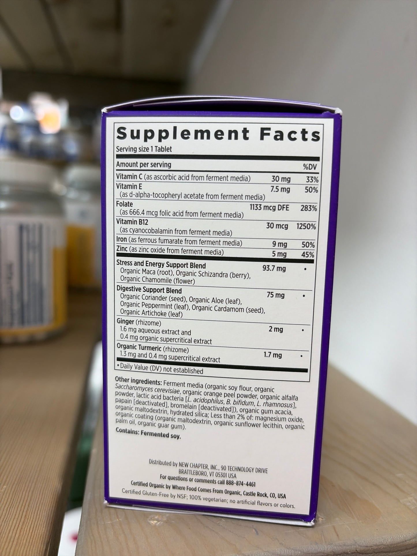 New Chapter Fermented Iron Complex (90 Vegetarian Capsules)