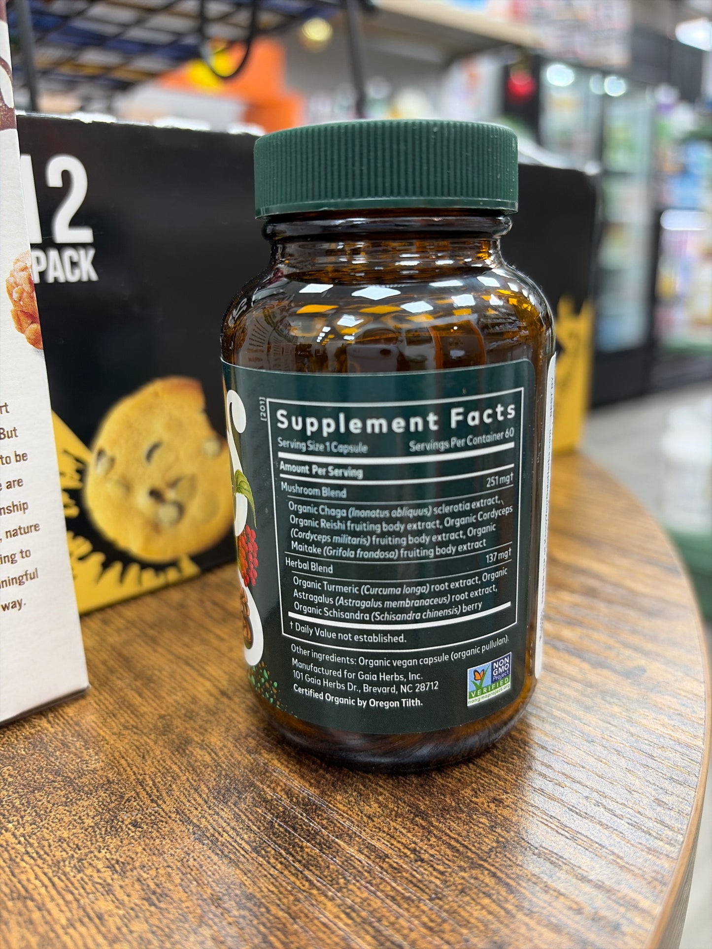 Gaia Herbs Immune Everyday Mushrooms&Herbs (60 Vegan Capsules)