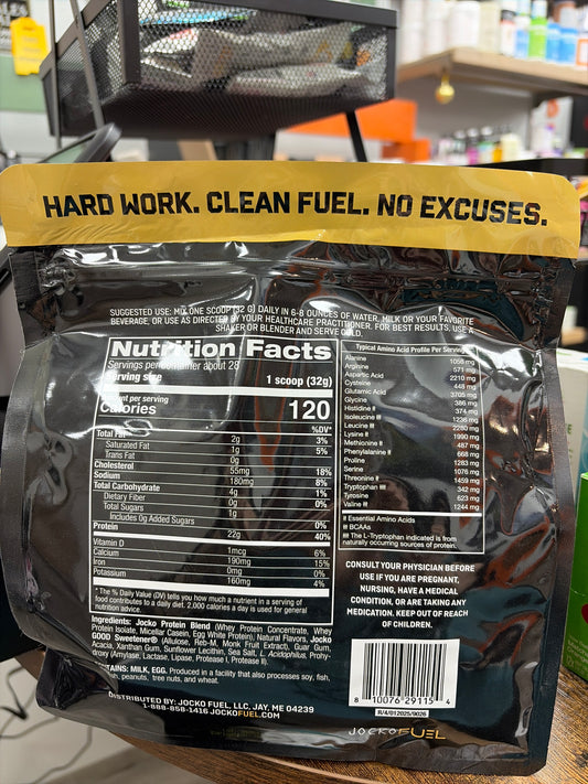 Jocko Protein Powder Vanilla Milkshake 28 servings 2 LB