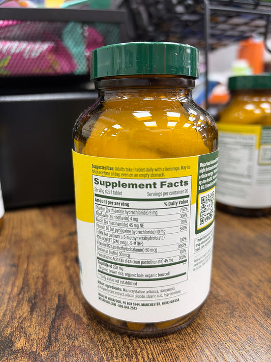 MegaFood Balanced B Complex (90 tablets)