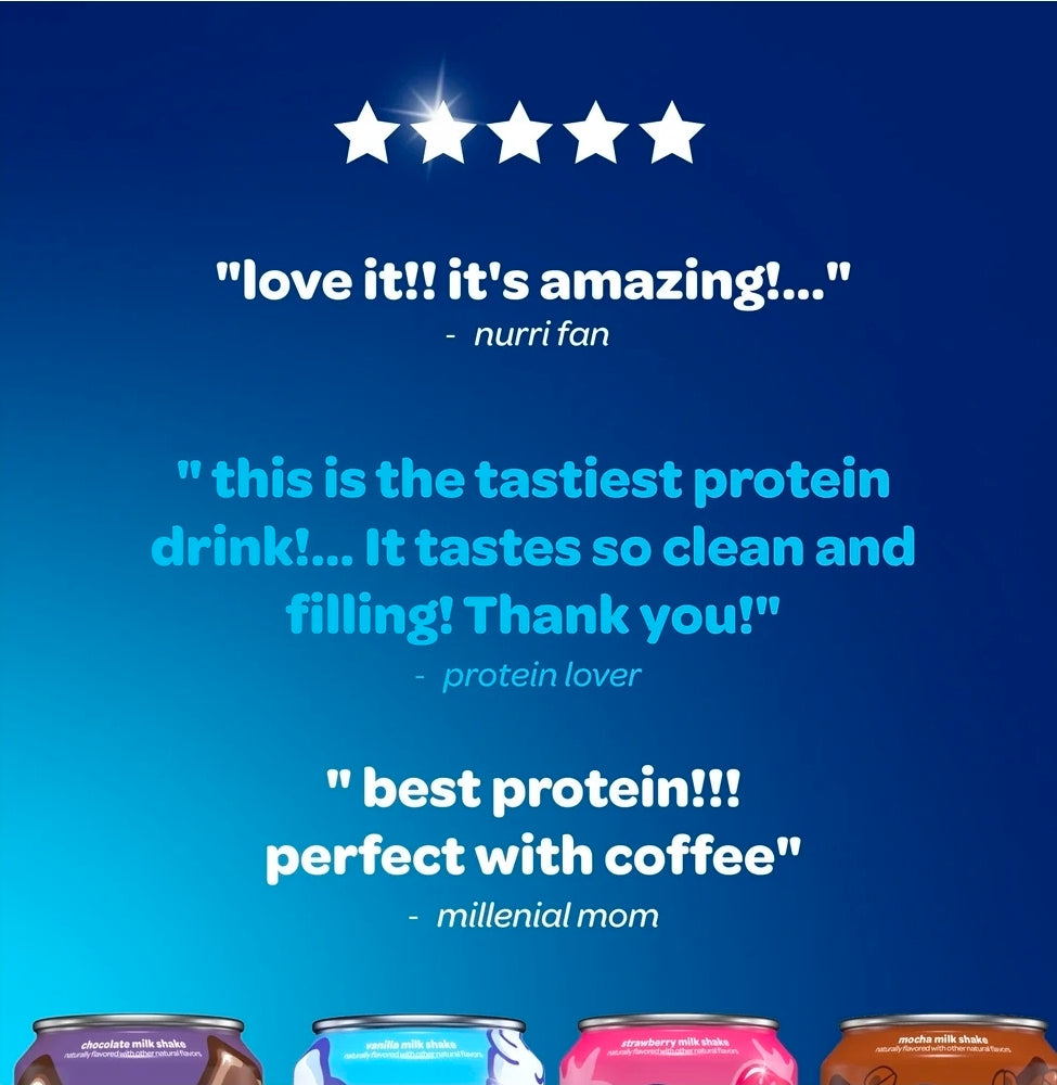 Nurri Ultra-Filtered Milkshake, 30g of Protein, Chocolate, 11 fl oz Can