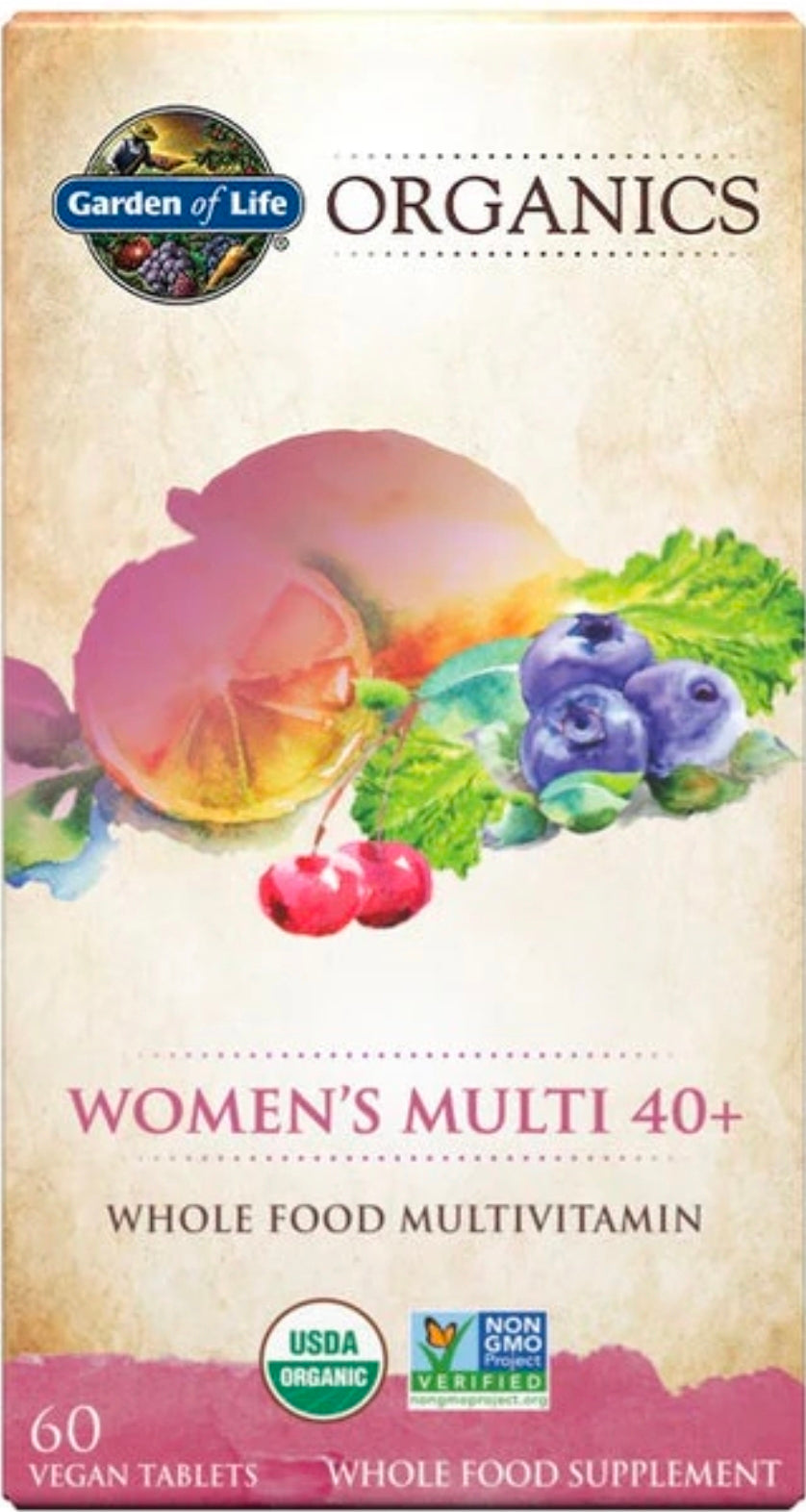 Garden of Life Women's Multi 40+ 60 Tablets