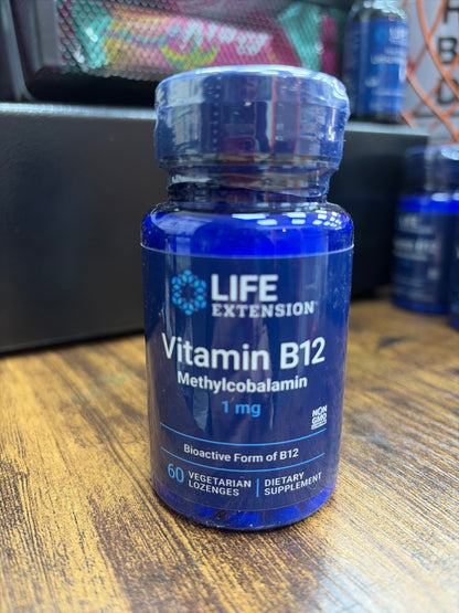 Life Extension Vitamin B12 (1mg) 60 Vegetarian Capsules