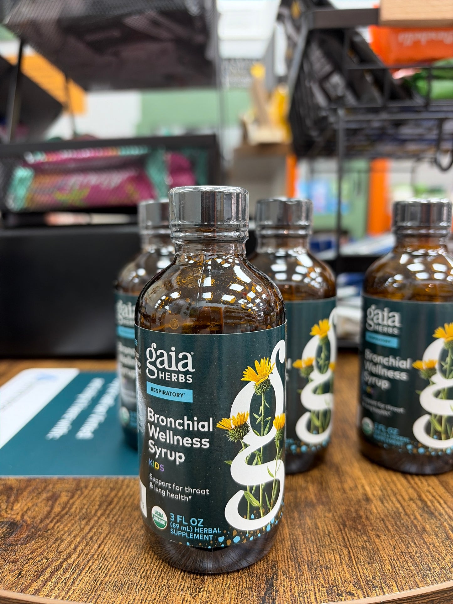 Gaia Herbs Kids Bronchial Wellness Syrup 3 FL OZ