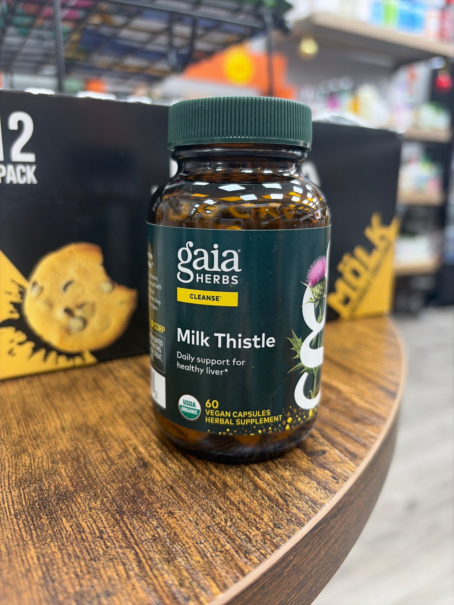 Gaia Herbs Cleanse Milk Thistle Daily Support for Healthy Liver (60 Vegan Capsules)