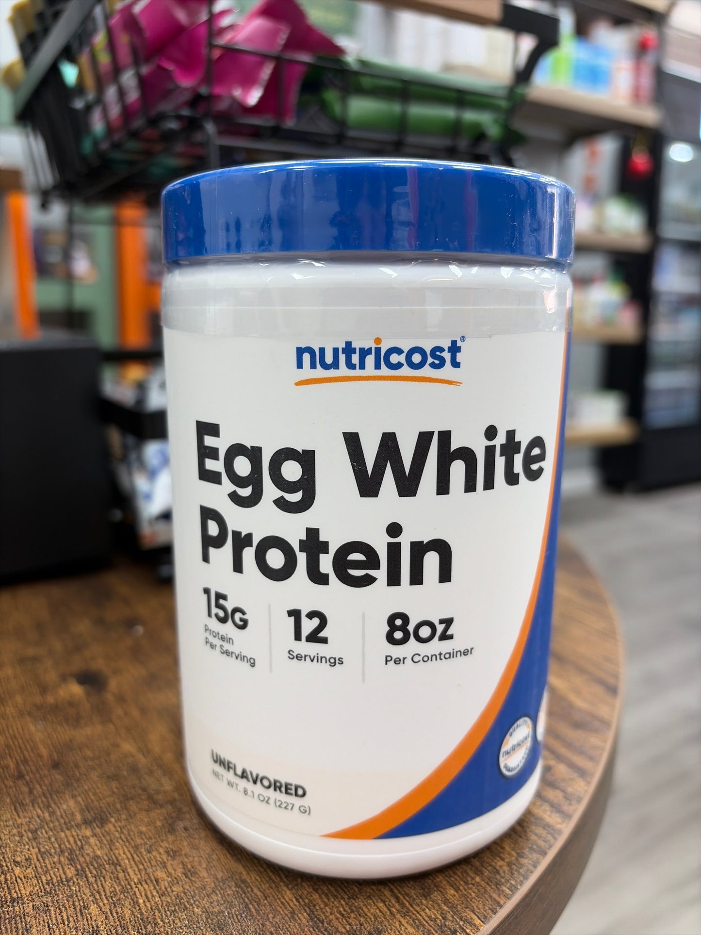Nutricost Egg White Protein Unflavored 8 oz