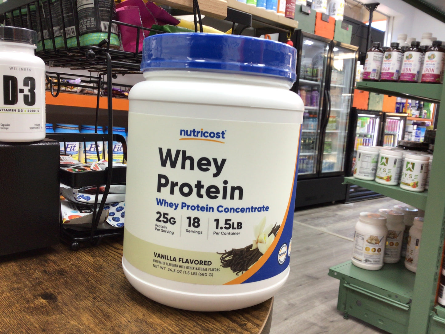 Nutricost Whey Protein Vanilla Flavored 1.5 LB