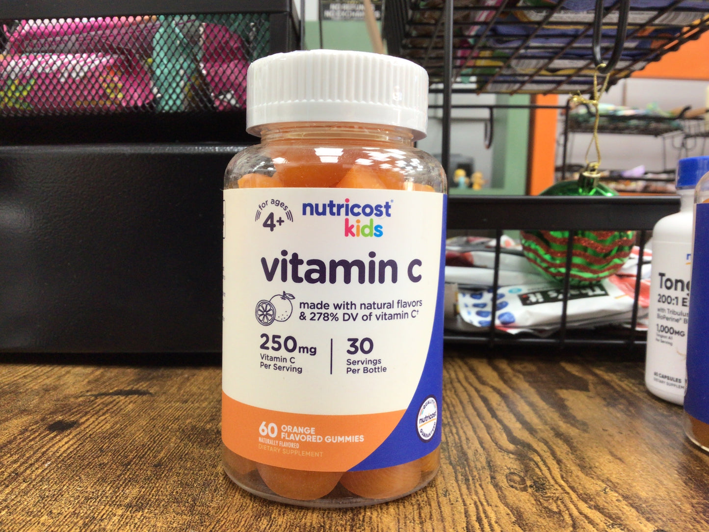 Nutricost kids vitamin C 60 orange flavored gummies