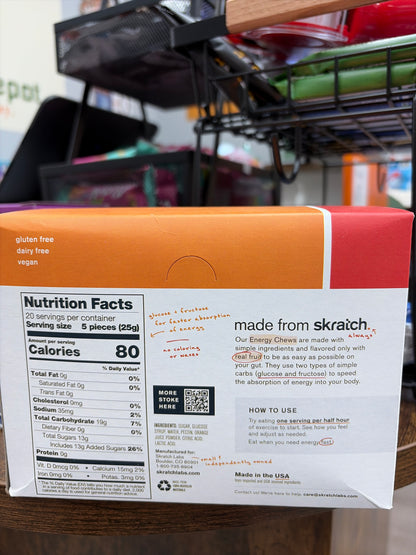 Skratch Labs Orange Energy Chews (10 Packs)