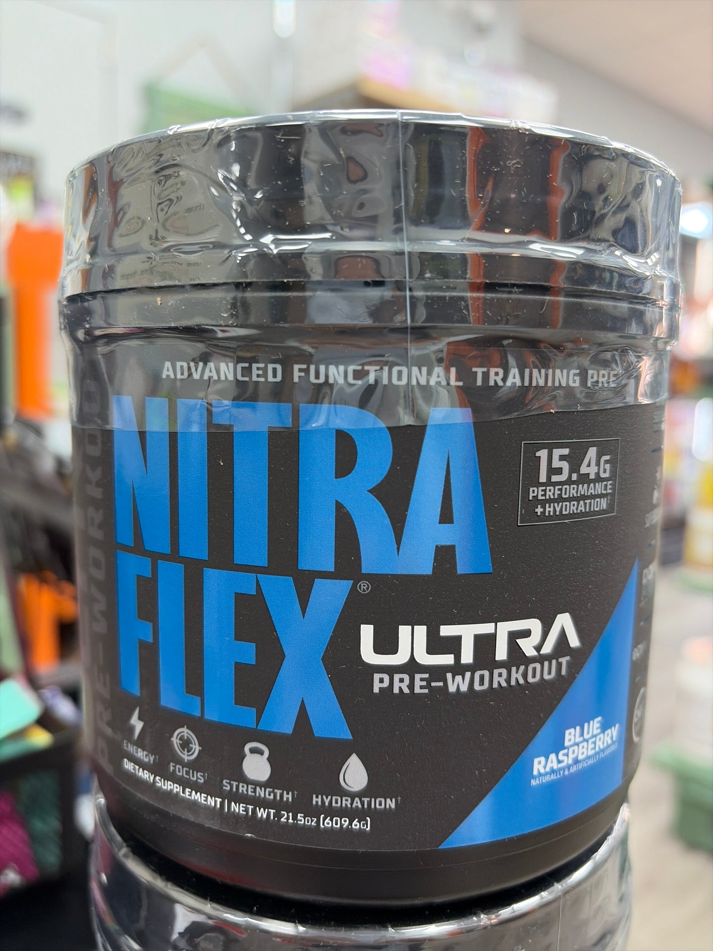 NitraFlex Ultra Pre-Workout Blue Raspberry 21.6 oz