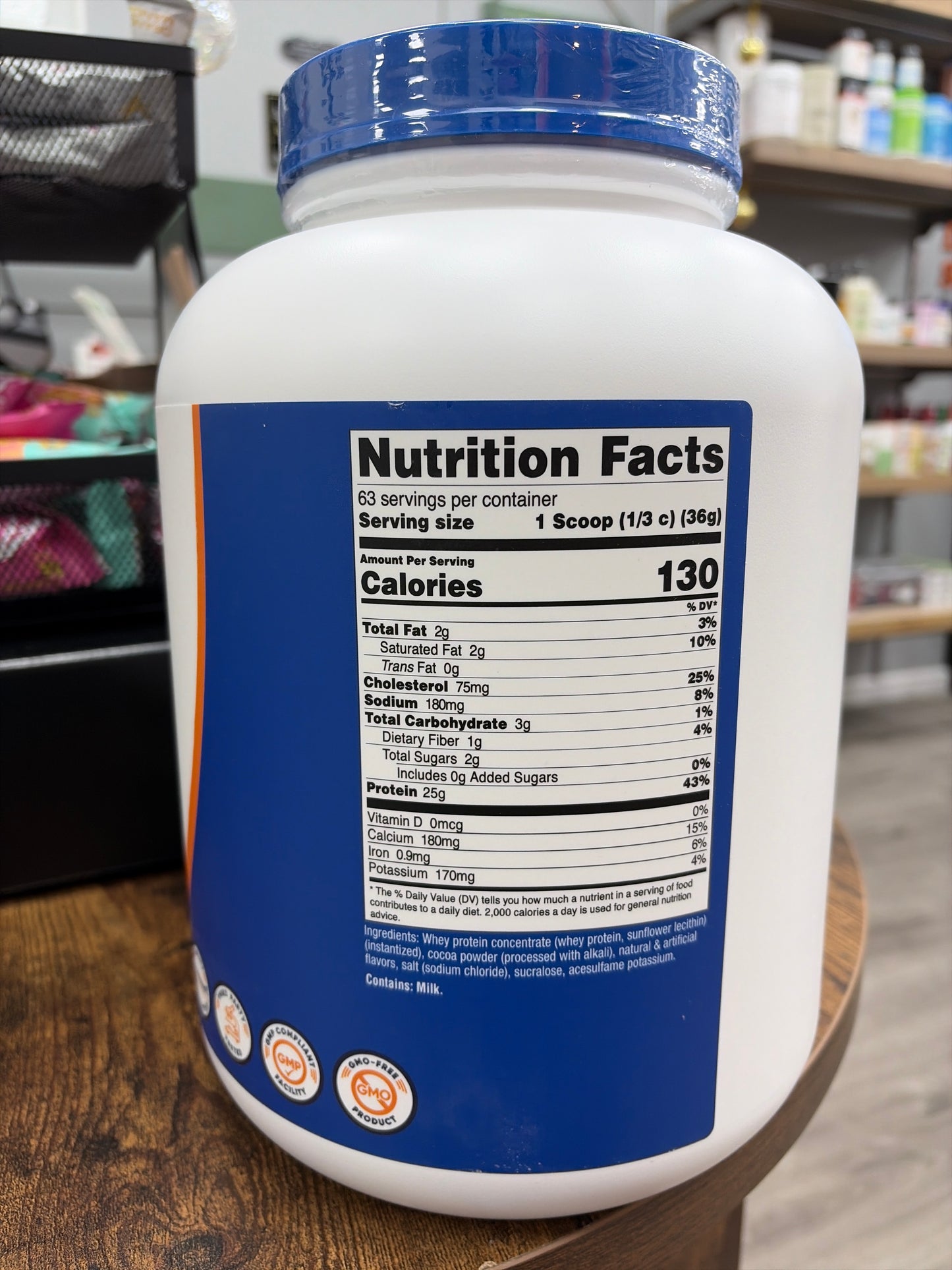 Nutricost Whey Milk Chocolate 5 LB