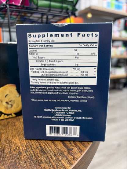 Life Extension Omega-3 Fish Oil Gummy Bites (36)
