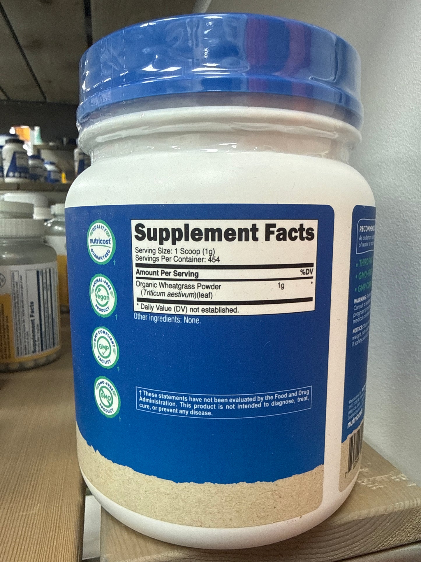 Nutricost Organic Whatgrass Unflavored