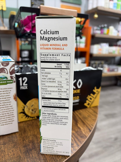 Floradix Calcium Magnesium Liquid Mineral And Vitamin Formula 8.5 FL. OZ Vegetarian