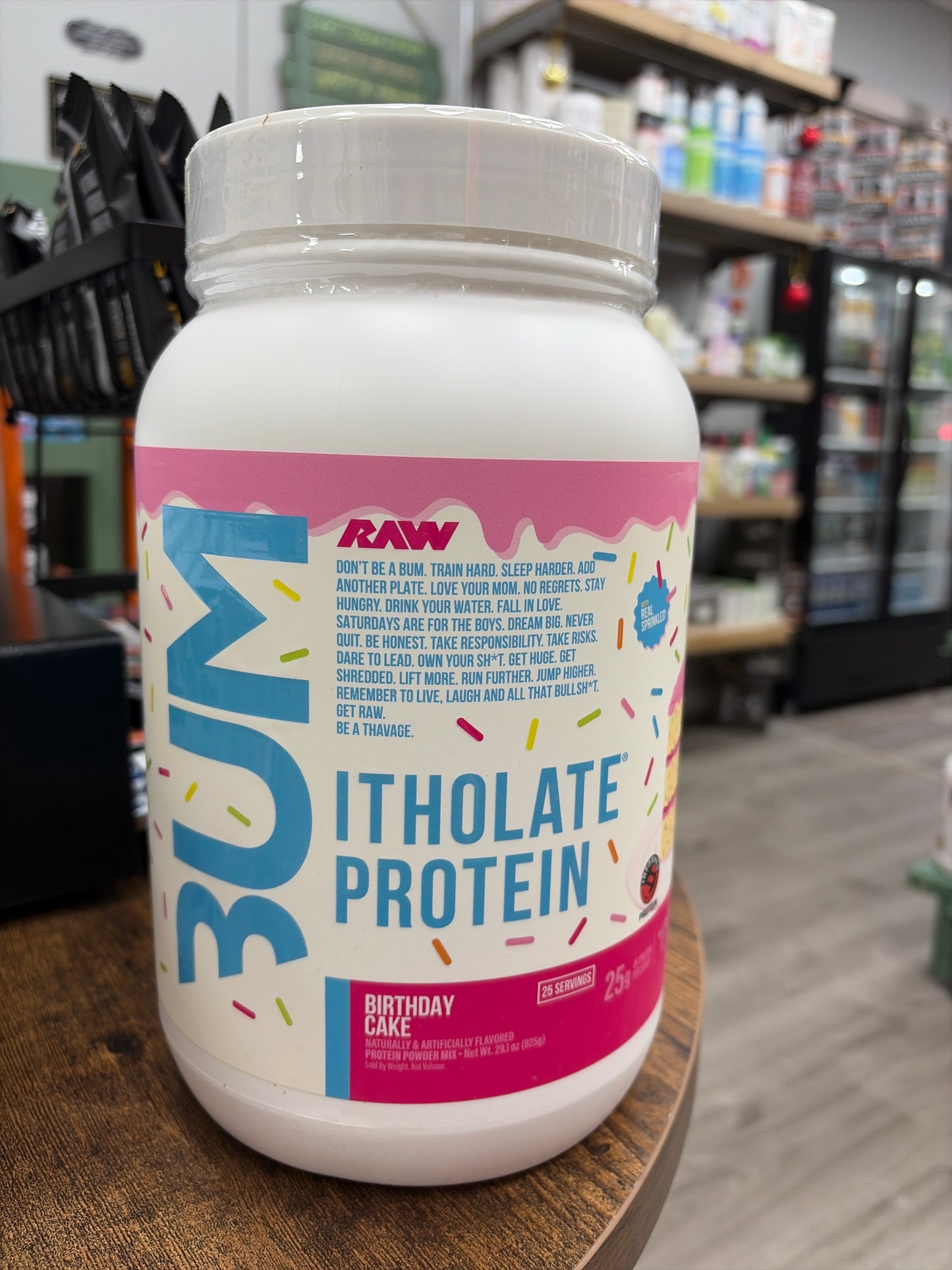 Raw Bum Protein Birthday Cake 25 Servings