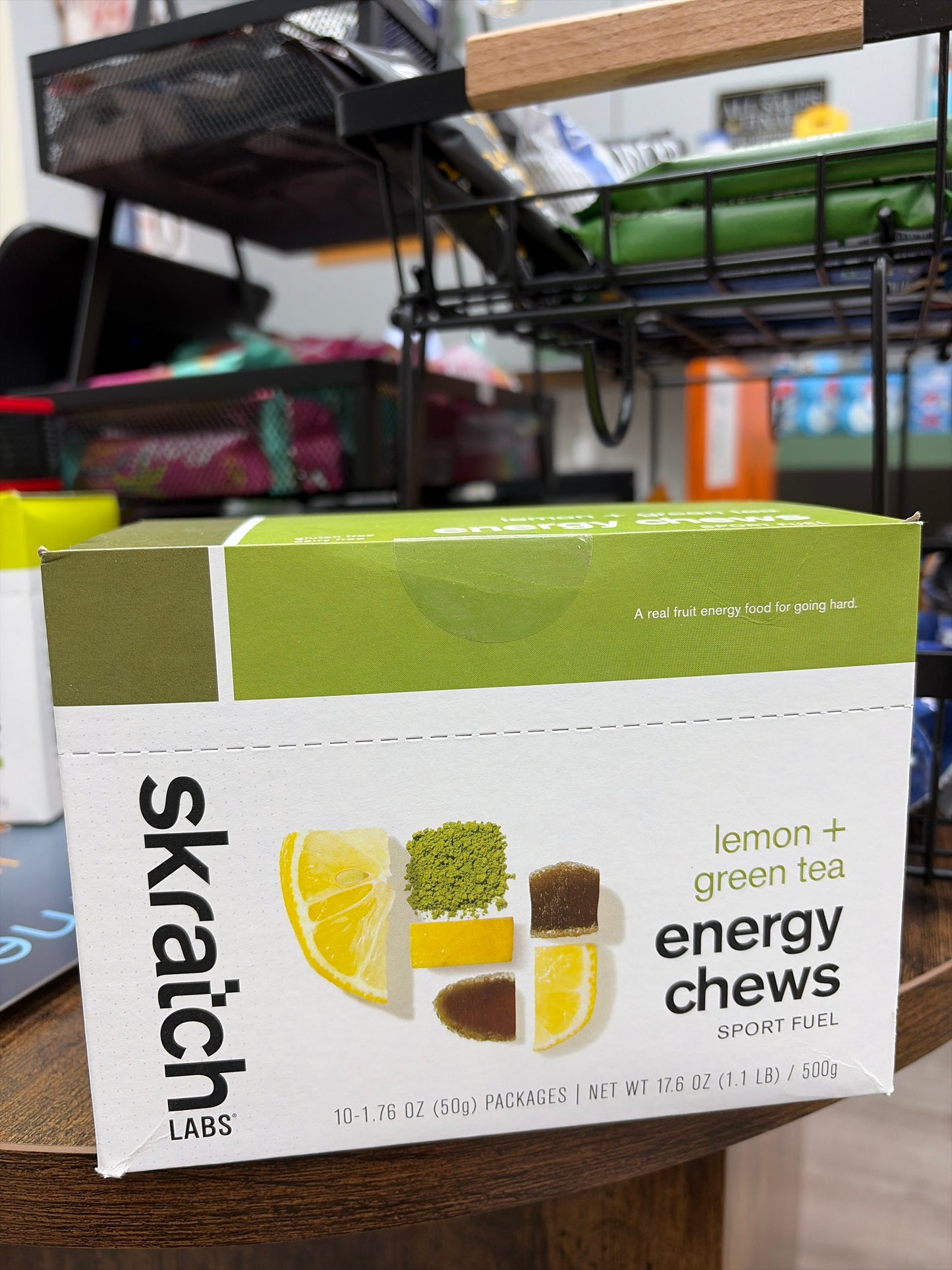 Skratch Labs Lemon+Green Tea Energy Chews (10 Packs)