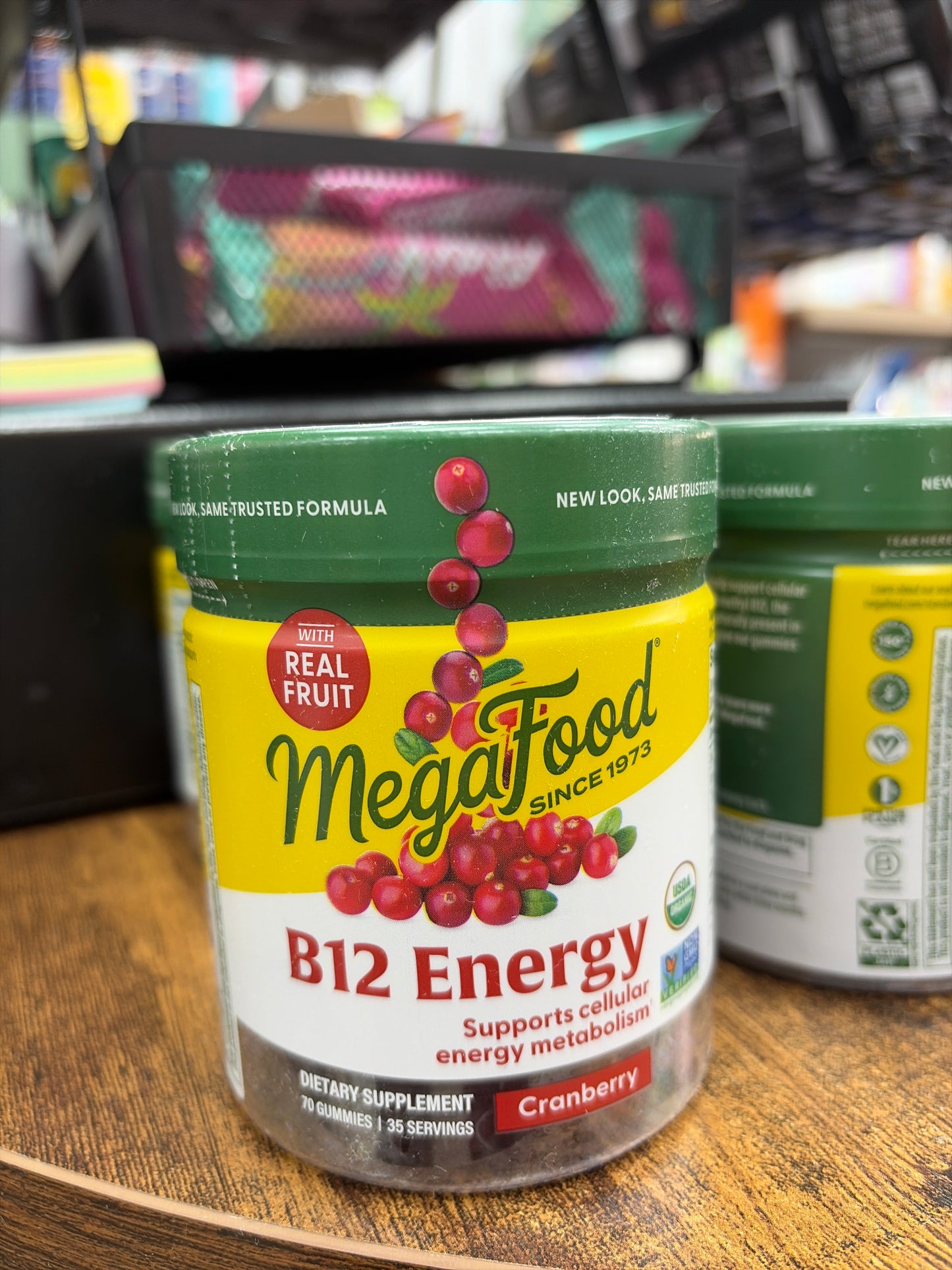 MegaFood B12 Energy (70 Gummies) Cranberry