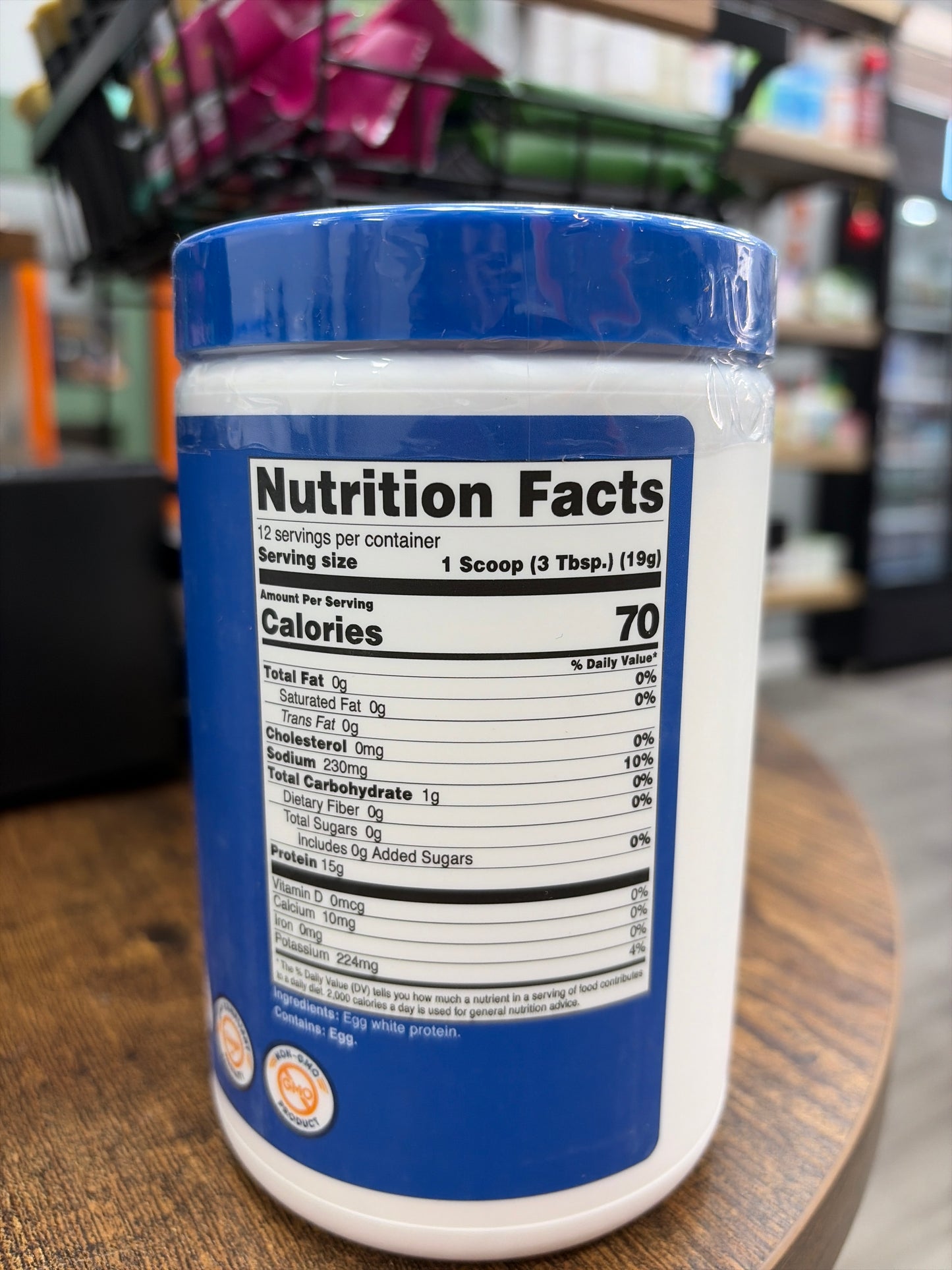 Nutricost Egg White Protein Unflavored 8 oz