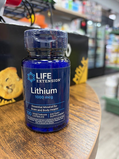 Life Extension Lithium 1000 mcg (100) Vegetarian Capsules
