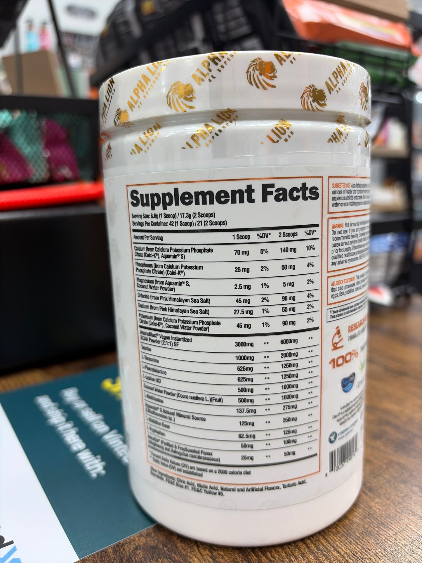 AlphaLion SuperIntraHuman Complete BCAA&EAA Formula Leg Day limeade