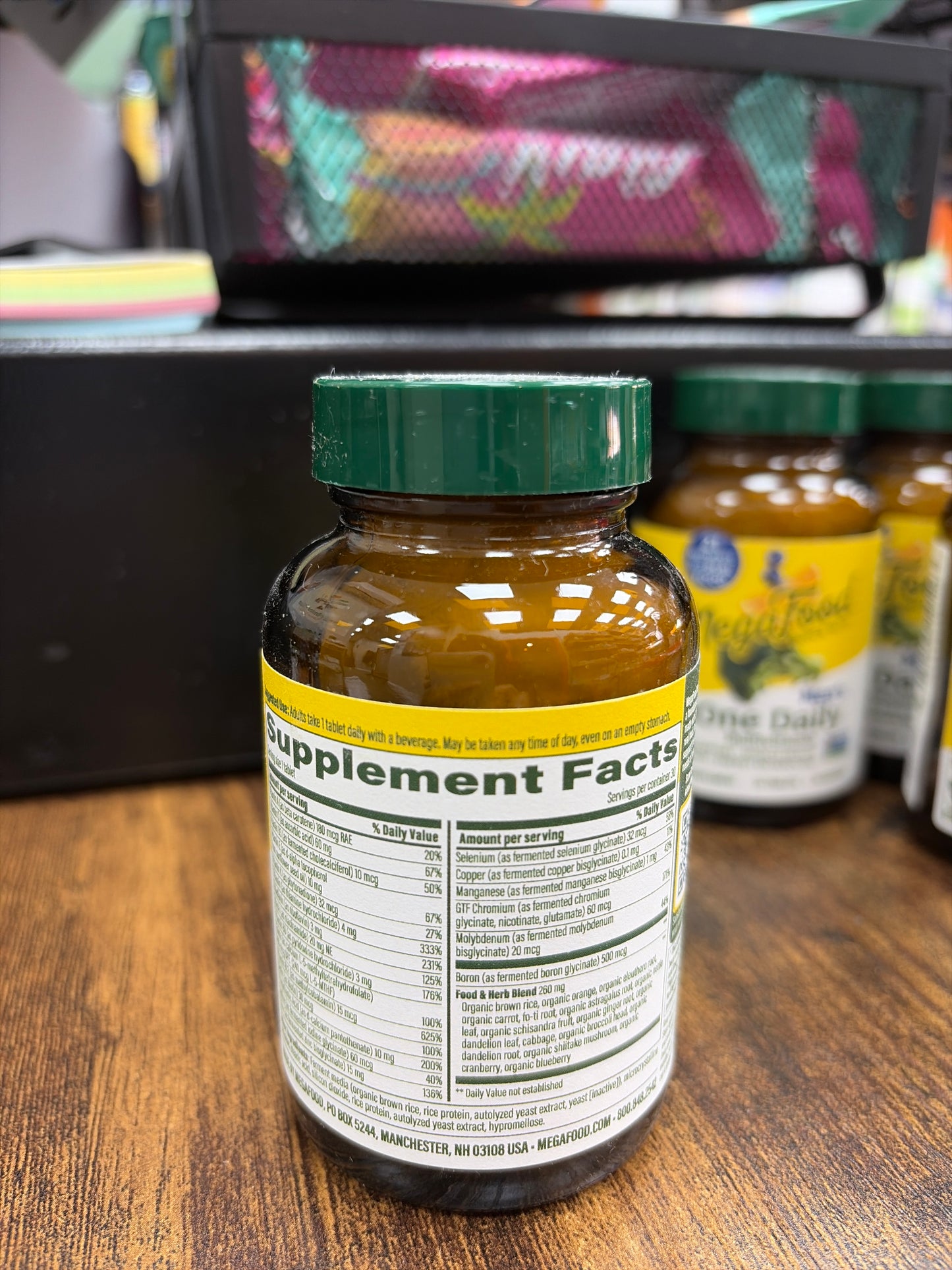 MegaFood One Daily Multivitamin Men’s (30 tablets)
