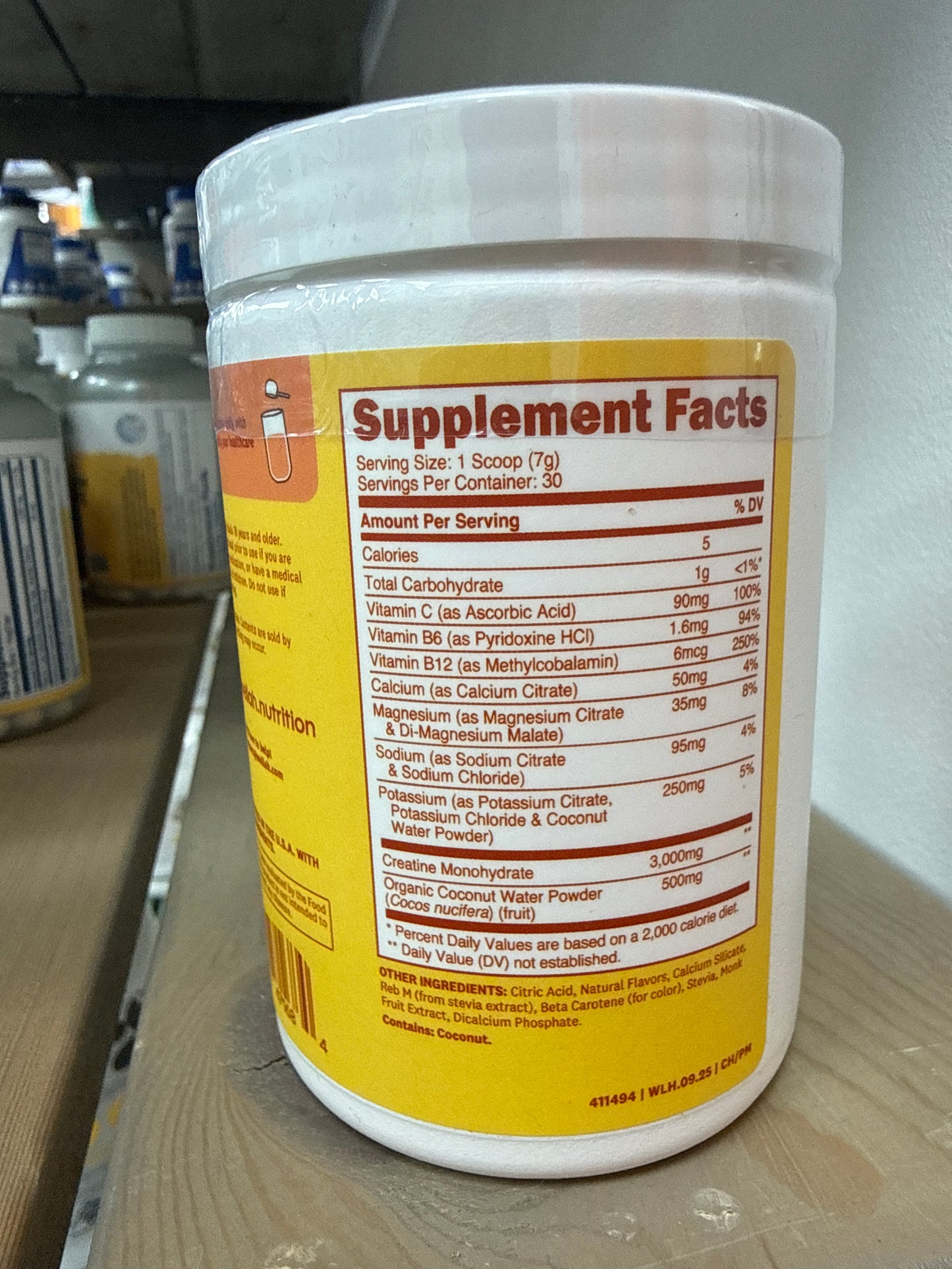 Wellah Creatine+hydration Peach Mango