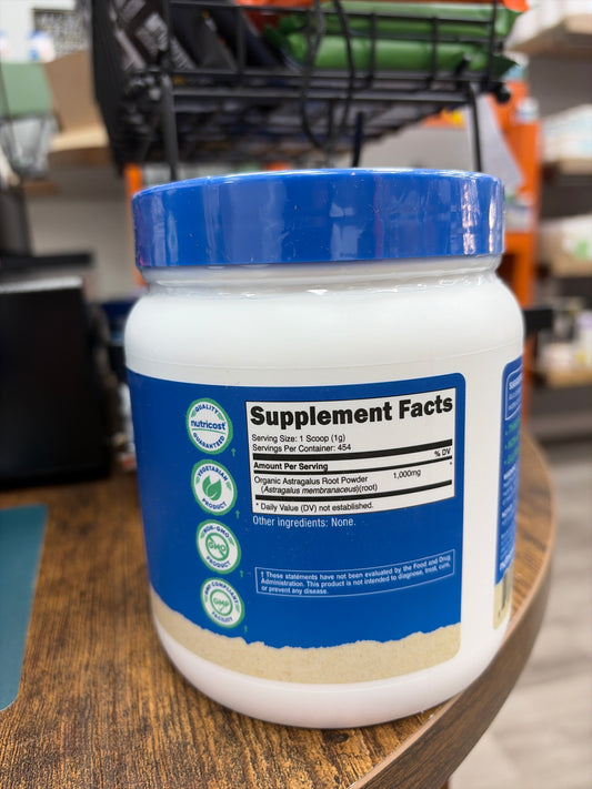 Organic Astragalus Root Powder Unflavored 1 LB