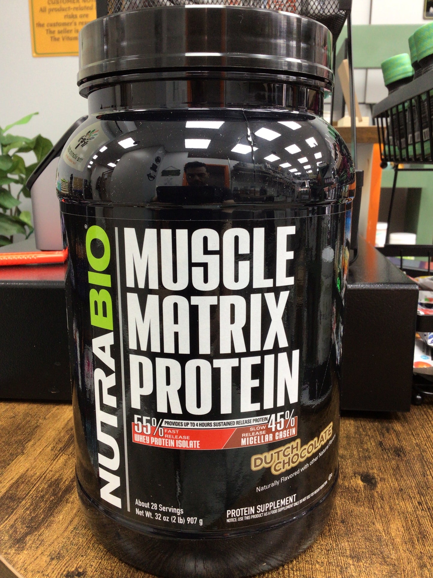 Nutrabio muscle matrix protein Dutch chocolate