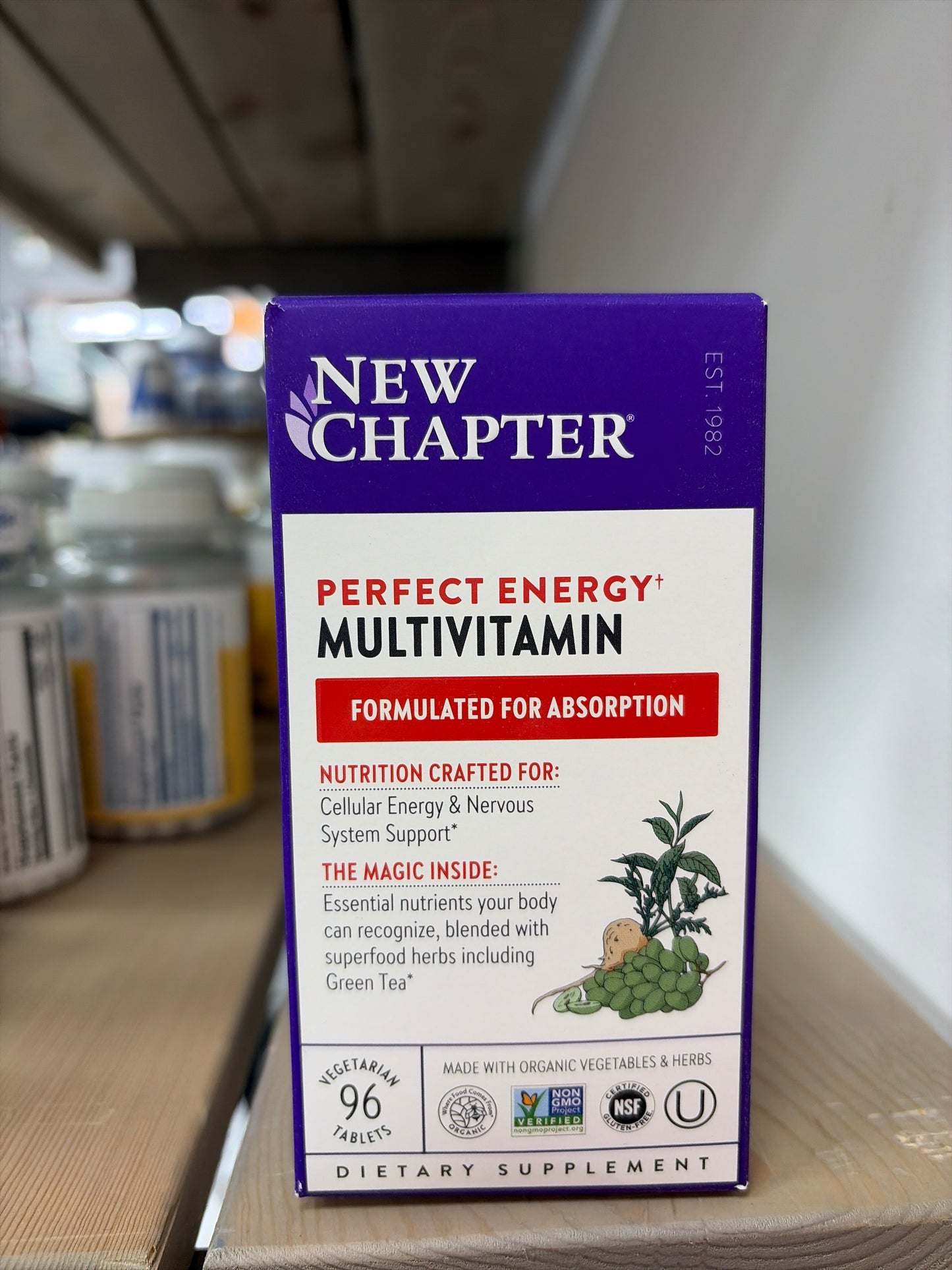 New Chapter Perfect Energy Formulated For Absorption (96 Vegetarian Tablets)