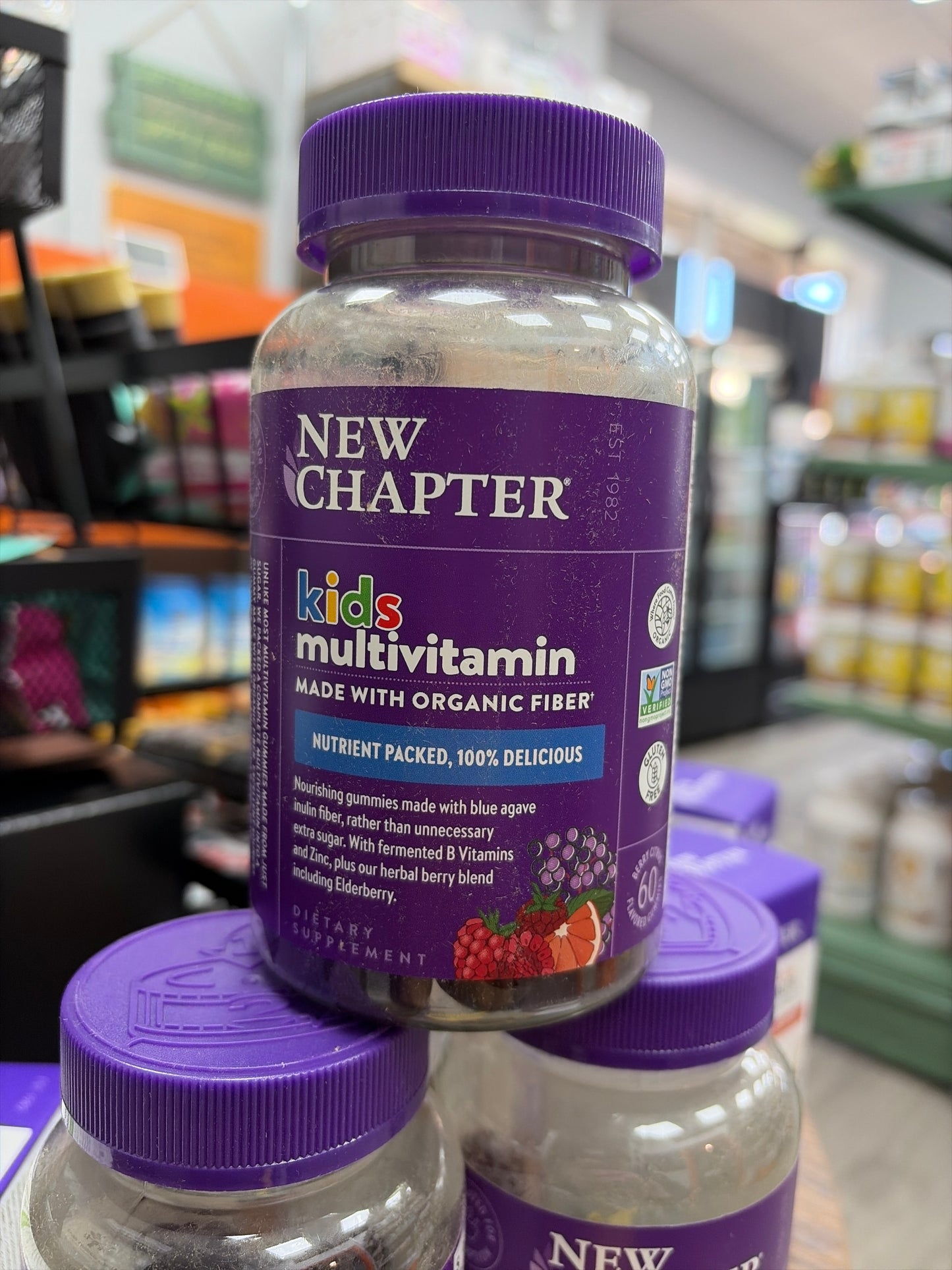 New Chapter Kids Multivitamin Berry Citrus 60 Flavored Gummies