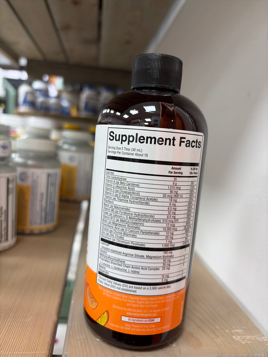 Mary Ruth’s Liquid Morning Multivitamin+Hair Growth Peach Mango 15.22 fl.oz