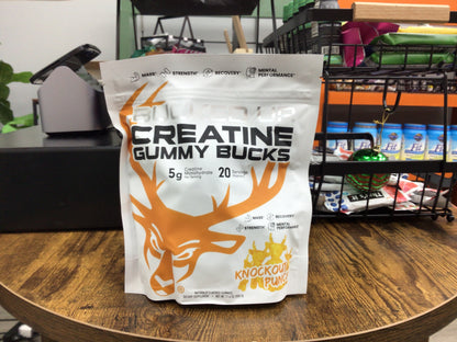 Bucked Up Creatine Gummy Bucks Knockout Punch