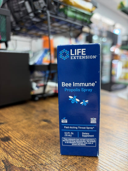 Life Extension Bee Immune Propolis Spray Fast-Acting Throat Spray