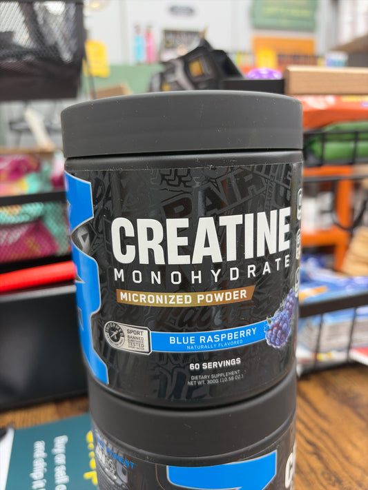 AN Creatine MOnohydrate Micronized Powder Blue Raspberry 60 Servings