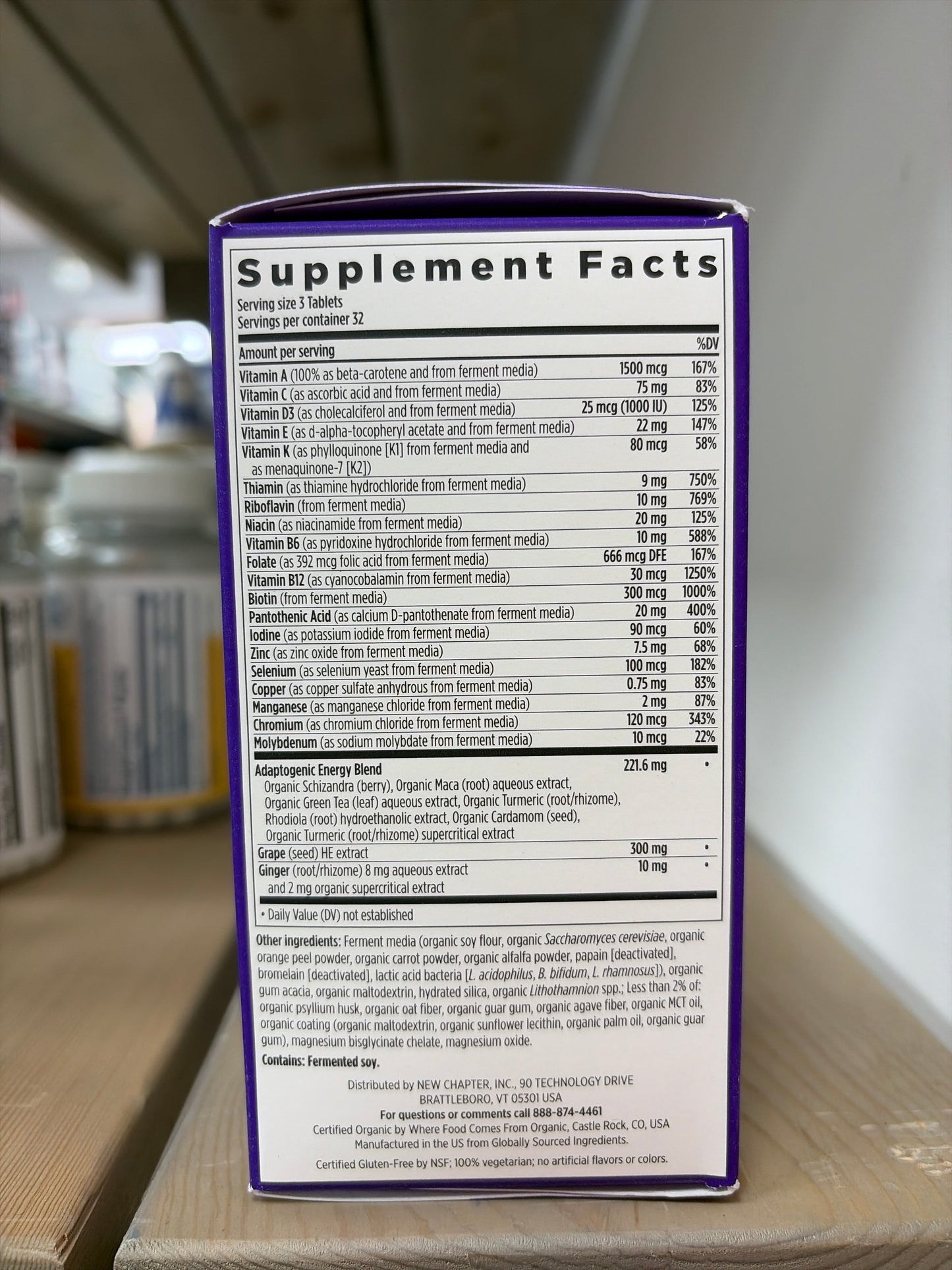 New Chapter Perfect Energy Formulated For Absorption (96 Vegetarian Tablets)