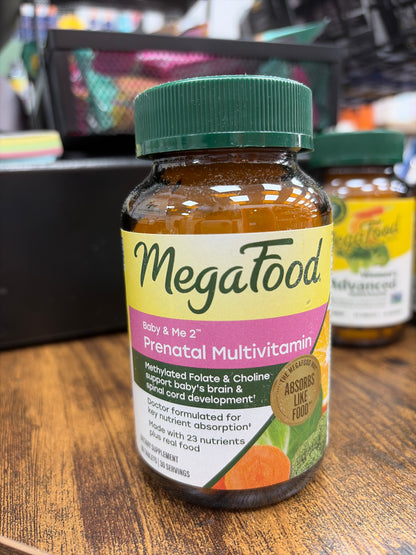 MegaFood Baby&Me Prenatal Multivitamin (60 tablets)