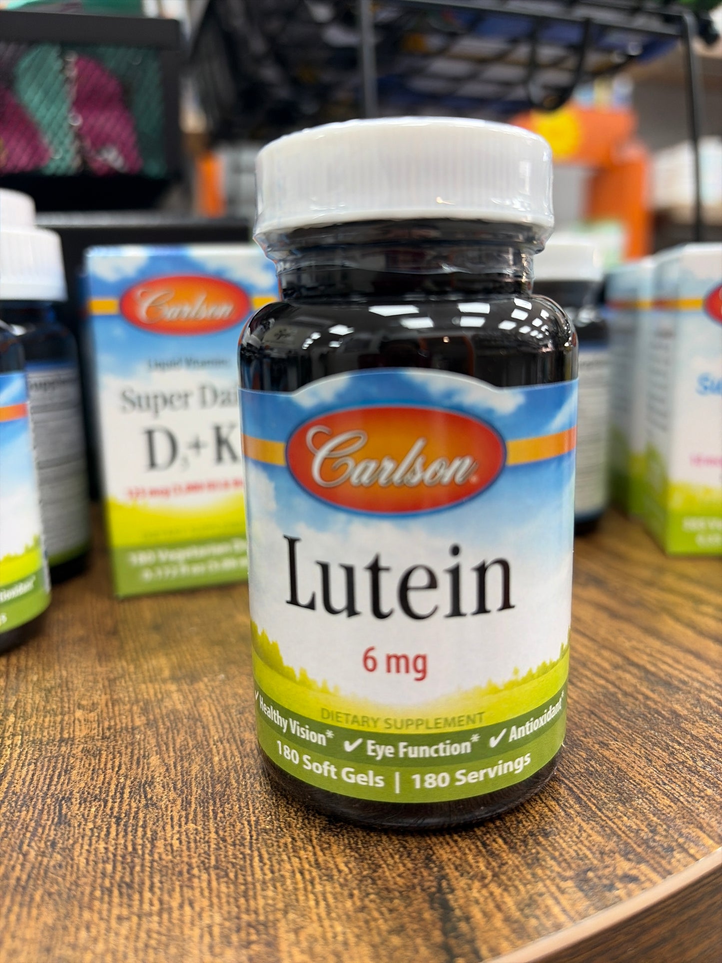 Carlson Lutein 6mg (180 soft gels)