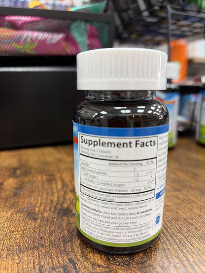 Carlson Chewable Iron 60 Tablets
