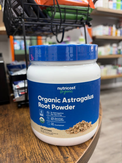 Organic Astragalus Root Powder Unflavored 1 LB