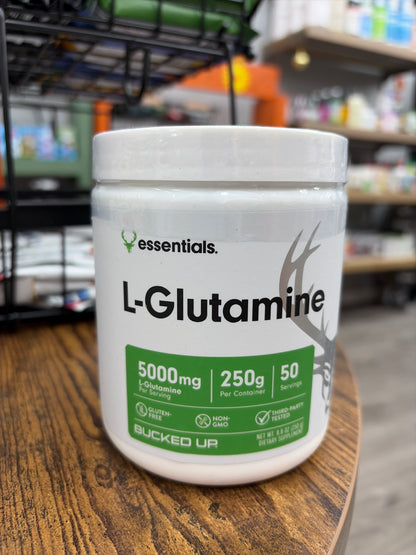 Bucked Up Essentials L-Glutamine 5000mg 8.8 OZ