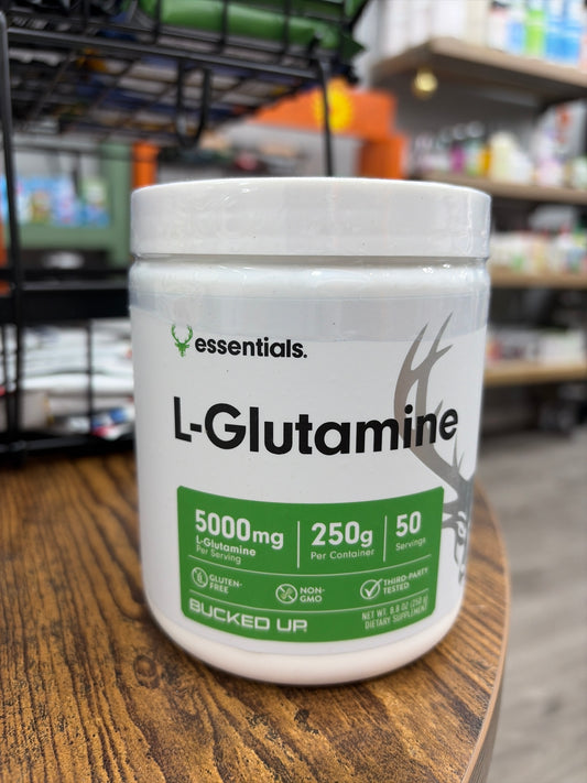 Bucked Up Essentials L-Glutamine 5000mg 8.8 OZ